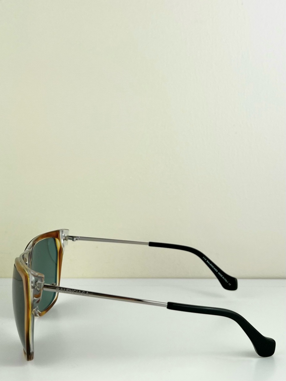 BALENCIAGA BROWN SQUARE SUNGLASSES - Picture 3 of 11